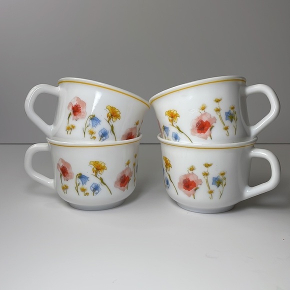 Acropal France Spring Flower Cups Set of 4 - Picture 10 of 10